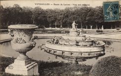 VINTAGE POSTCARD Versailles Basin of Latone Vase to the masks