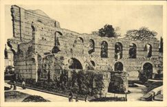VINTAGE POSTCARD Bordeaux Ruins of the Palate Gallien lll Century