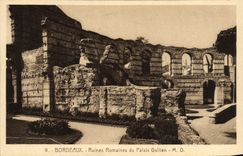 CPA Bordeaux Ruines Romaines du Palais Gallien 