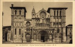 CPA Bordeaux Eglise Saint Croix 