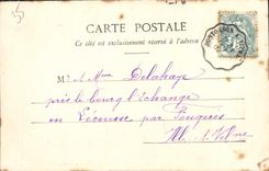 VINTAGE POSTCARD Tremblay the Castle of Coquillonnaie