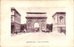 CPA Montpellier L'Arc de Triomphe 