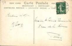 VINTAGE POSTCARD Candes Church Saint Martin Gate