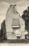 VINTAGE POSTCARD Chinon the Castle Remainders of the room or Jeanne d' Arc recognized Charles VII