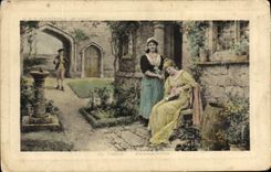 VINTAGE POSTCARD Fantaisie Women It comes