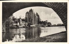 CPA Solesmes L'Abbaye sous le Pont