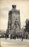 VINTAGE POSTCARD Festivals of the Victoire July 14th, 1919 War memorial for the Militaria fatherland