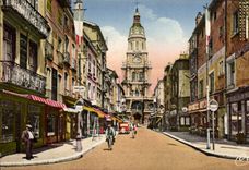 VINTAGE POSTCARD Borough Street Notre Dame