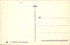 VINTAGE POSTCARD Borough Street Notre Dame