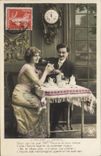 VINTAGE POSTCARD Fantasy Woman the Hour To like