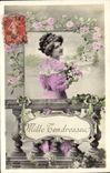 VINTAGE POSTCARD Fantasy Woman Thousand Tendernesses