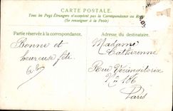 CPA Fantaisie Fleurs Bonne fete