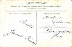 CPA Fantaisie Fleurs D'un Ami