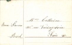 CPA Fantaisie Fleurs Trefles Bonne Annee