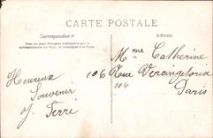 VINTAGE POSTCARD Fantasy Child Marriage Communicant