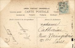 CPA Fantaisie Enfants Les Colombes de Paques 