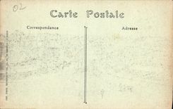 POSTAL Soissons de la VENDIMIA el Arquebus la puerta