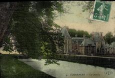 CPA Courances Le Chateau (carte toilée)