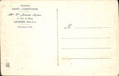 VINTAGE POSTCARD Heavy the Couronnee Virgin the esplanade and the basilica