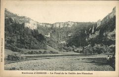 VINTAGE POSTCARD Surroundings of Alpine laburnum Depths of the valley of the Boards
