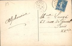 VINTAGE POSTCARD Surroundings of Alpine laburnum Depths of the valley of the Boards