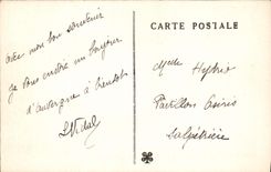 VINTAGE POSTCARD Standard of the Center Opposite Folklore Auvergne Faggot