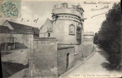 CPA Caen La Tour des Gens d'Armes 