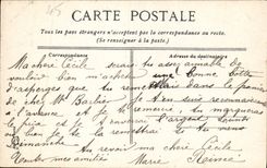 VINTAGE POSTCARD Bressuire Vue of Both Separate Castle