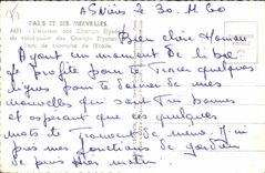 VINTAGE POSTCARD Paris And Its Wonders the Avenue of the Champs Elysées Round not Arc de Triomphe of Etoile