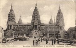 CPA Marseille Exposition nationale coloniale 1922 Le palais de l'Indochine 