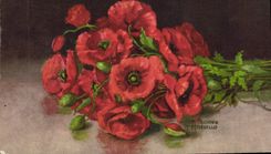 CPA Fantaisie Fleurs