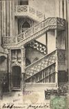 CPA Rouen Notre Dame L'Escalier de la Bibliotheque 