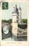 Castillo de la POSTAL de la VENDIMIA de Chenonceaux la subsistencia