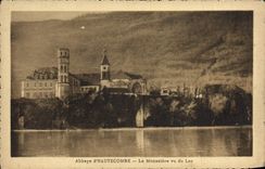 CPA Abbaye d'Hautecombe Le Monastere Vu du Lac