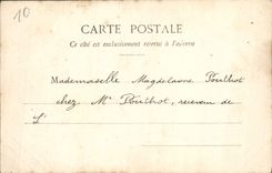 VINTAGE POSTCARD Historical Lhuitre Gate of the Church