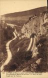 VINTAGE POSTCARD the valley of Joseph Saint close Saline les Bains the tunnel of the Balsam of Soutier the bridge of Joseph Saint