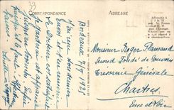 VINTAGE POSTCARD Bordeaux the Church Holy Seurin Retable has alabaster panels