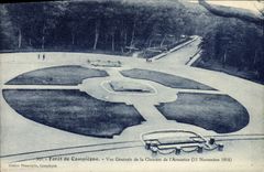 CPA Foret de Compiegne Vue Generale de la Clairiere de l'armistice Militaria