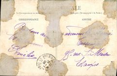 VINTAGE POSTCARD Commandements Of the Jeanne Fille has Marier Woman