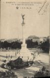CPA Bordeaux Le Monument des Girondins sur la place des Quinconces 
