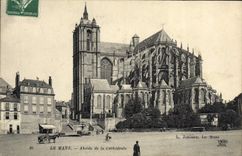 CPA Le Mans Abside de la Cathedrale