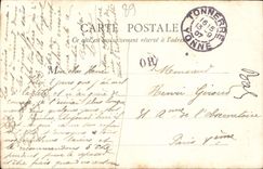 VINTAGE POSTCARD Thunder Church Saint Pierre Principal Gate