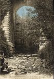 VINTAGE POSTCARD Drill of Mervent Canton of St Hilaire of the cabins the bridge of the flood the dry torrent