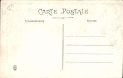 VINTAGE POSTCARD Interior Beauval of the Church