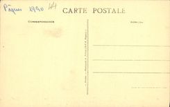 VINTAGE POSTCARD Nantes Museum Of Beautiful arts Marinus de Reymerswaele a banker and his wife