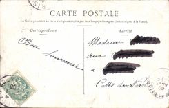 VINTAGE POSTCARD Fantaisie Woman Operated Comic Miss Dupuis