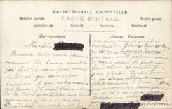 VINTAGE POSTCARD Fantasy Woman Sainte Marthe