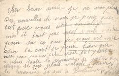 CPA Fantaisie Homme Fer a cheval