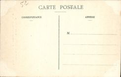 VINTAGE POSTCARD Low Langres Relief Renaissance Entered of the relics of St Mammes the villed E Langres