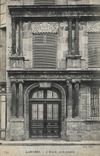 VINTAGE POSTCARD Langres Eveche Main door